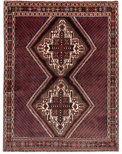 Tappeto Shahreza Persia grigio marrone 136x178
