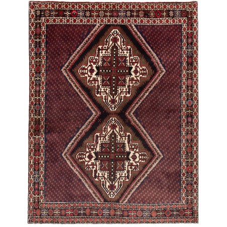 Tappeto Shahreza Persia grigio marrone 136x178