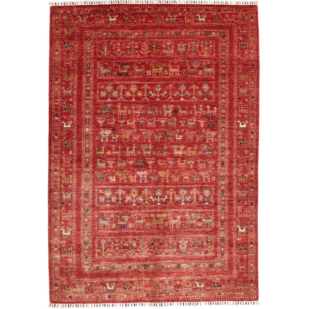 Tappeto Rubin Pakistan marrone giallo 147x210 Tappeto Rubin Pakistan marrone giallo 147x210