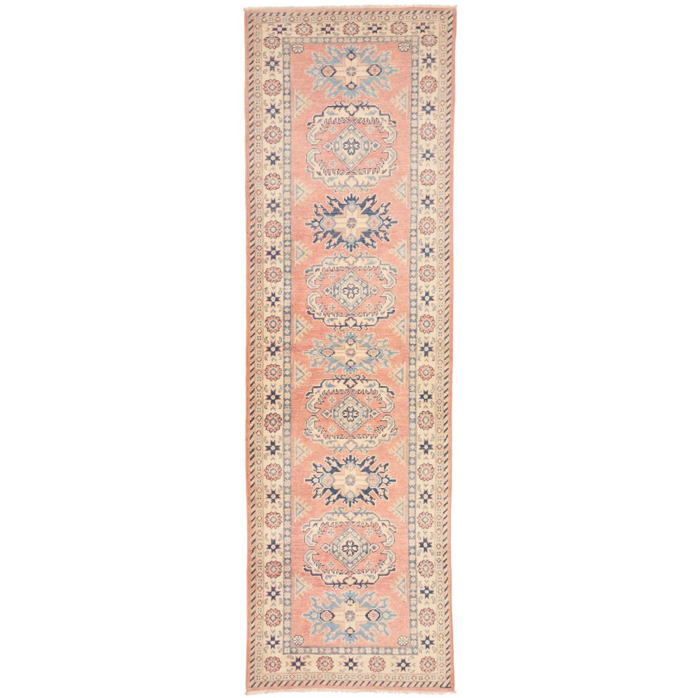Tappeto Kazak Afghanistan marrone 86x301 Tappeto Kazak Afghanistan marrone 86x301