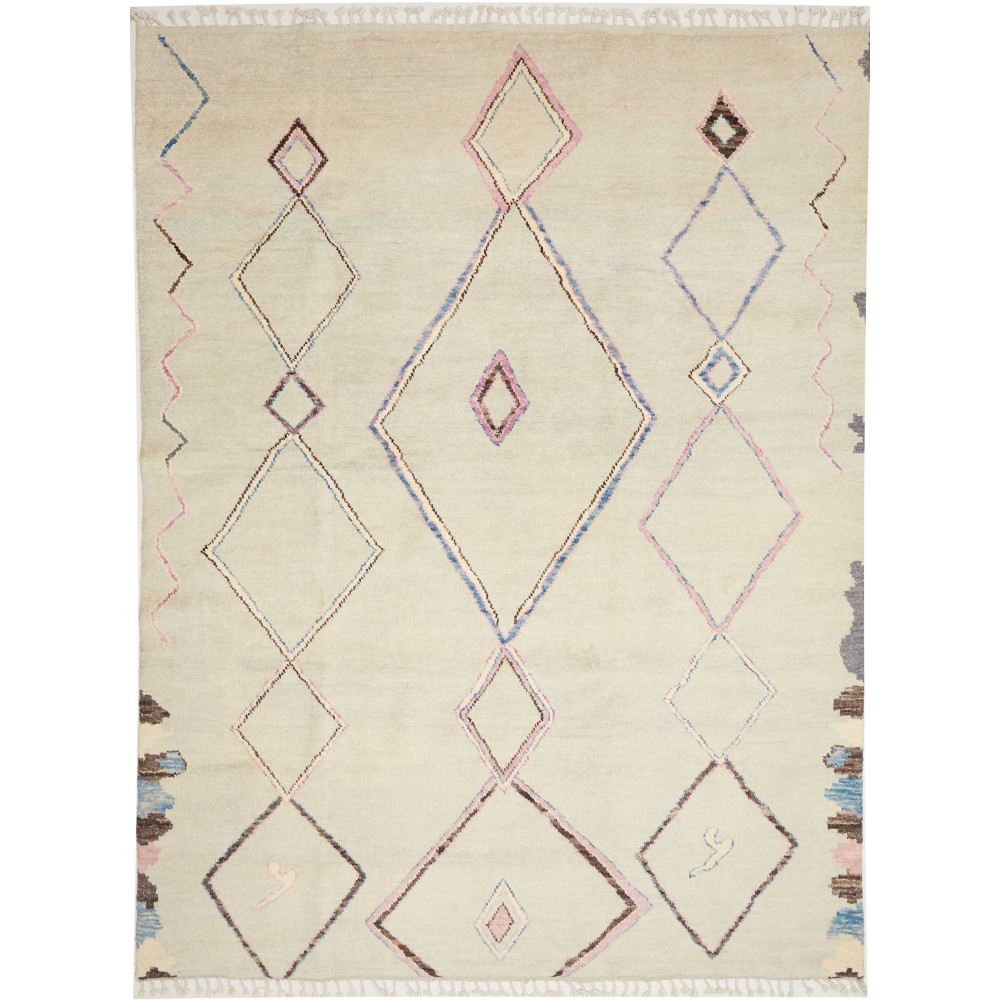 Tappeto Gabbeh Marrakech Pakistan bianco 240x313 Tappeto Gabbeh Marrakech Pakistan bianco 240x313