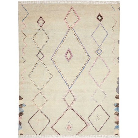 Tappeto Gabbeh Marrakech Pakistan bianco 240x313