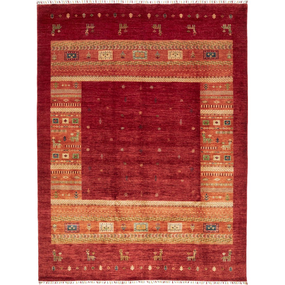 Tappeto Siva Pakistan marrone arancione 217x287 Tappeto Siva Pakistan marrone arancione 217x287