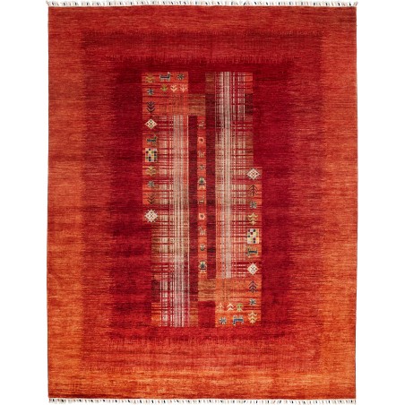 Tappeto Siva Pakistan marrone giallo 249x320