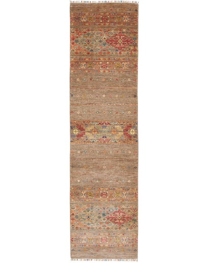 Tappeto Rubin Pakistan marrone bianco 77x296