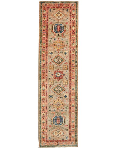 Tappeto Tribal Pakistan marrone 82x300