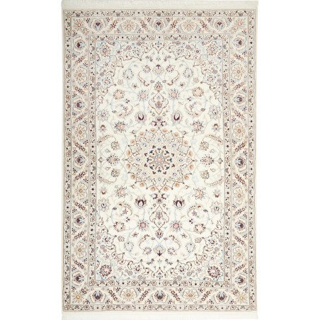 Tappeto Nain 9La Persia bianco azzurro 159x252
