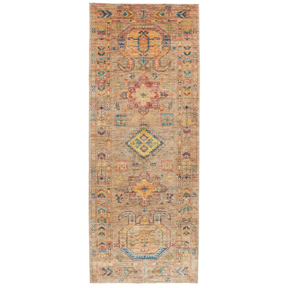Tappeto Tribal Pakistan marrone 78x198 Tappeto Tribal Pakistan marrone 78x198