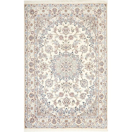 Tappeto Nain 9La Persia bianco verde 130x200