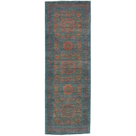 Tappeto Mamlouk Pakistan azzurro 82x240