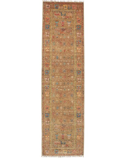Tappeto Rubin Pakistan arancione bianco 81x297