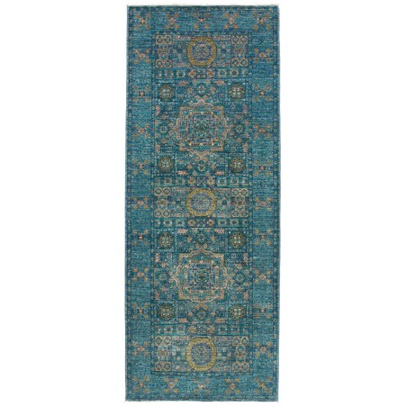 Tappeto Mamlouk Pakistan azzurro beige 79x208