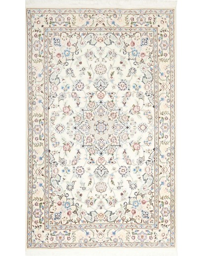 Tappeto Nain 9La Persia bianco verde 133x213