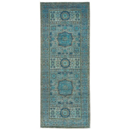 Tappeto Mamlouk Pakistan grigio blu 79x205