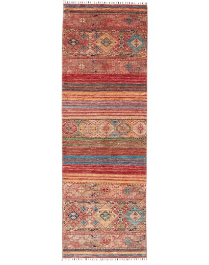 Tappeto Rubin Pakistan rosso grigio 79x244