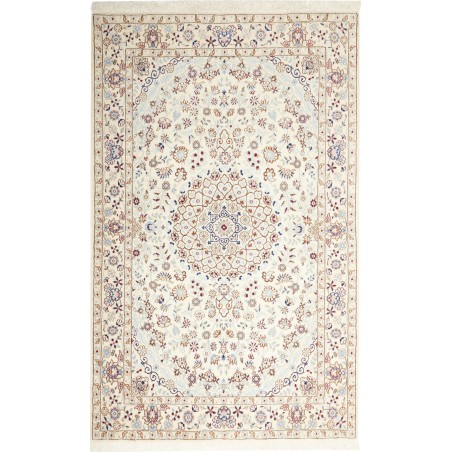 Tappeto Nain 9La Persia bianco azzurro 128x208