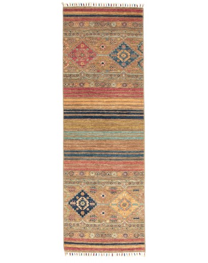 Tappeto Rubin Pakistan marrone grigio 59x181