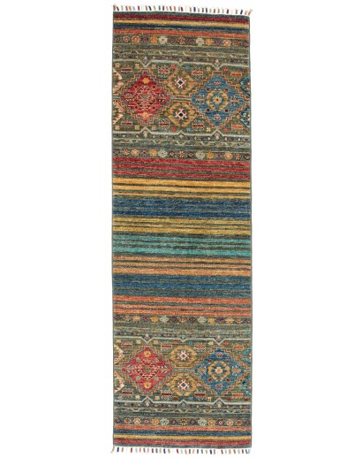 Tappeto Rubin Pakistan azzurro verde 57x179