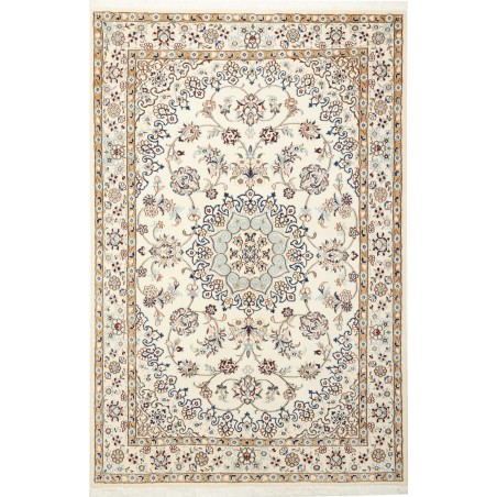 Tappeto Nain 9La Persia bianco verde 133x202