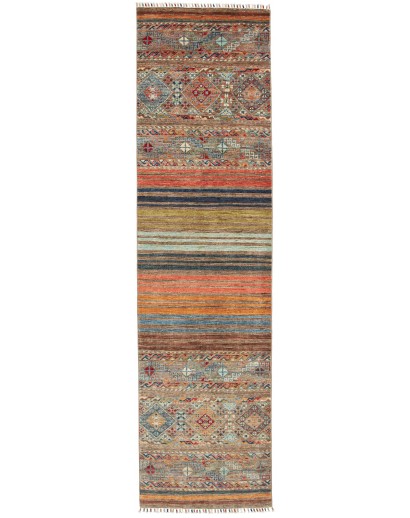 Tappeto Rubin Pakistan bianco grigio 80x303