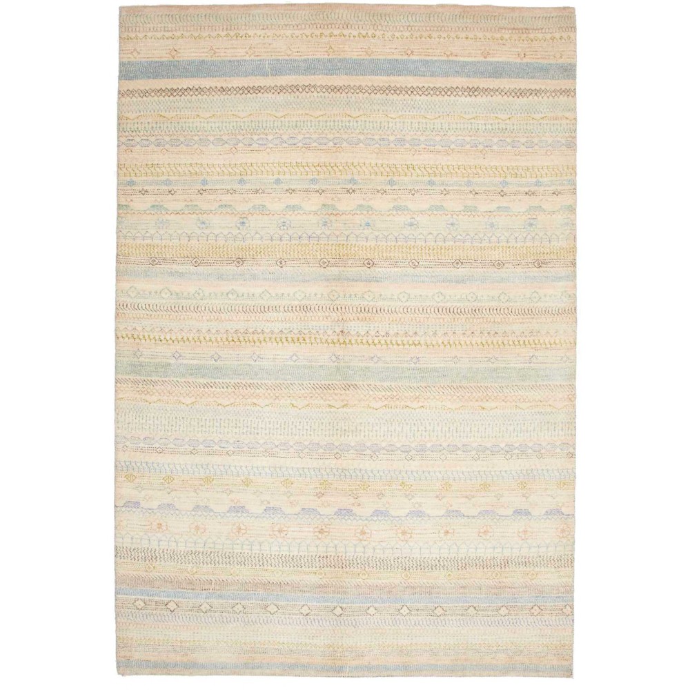 Tappeto Royal Gabbeh Pakistan bianco 168x247 Tappeto Royal Gabbeh Pakistan bianco 168x247