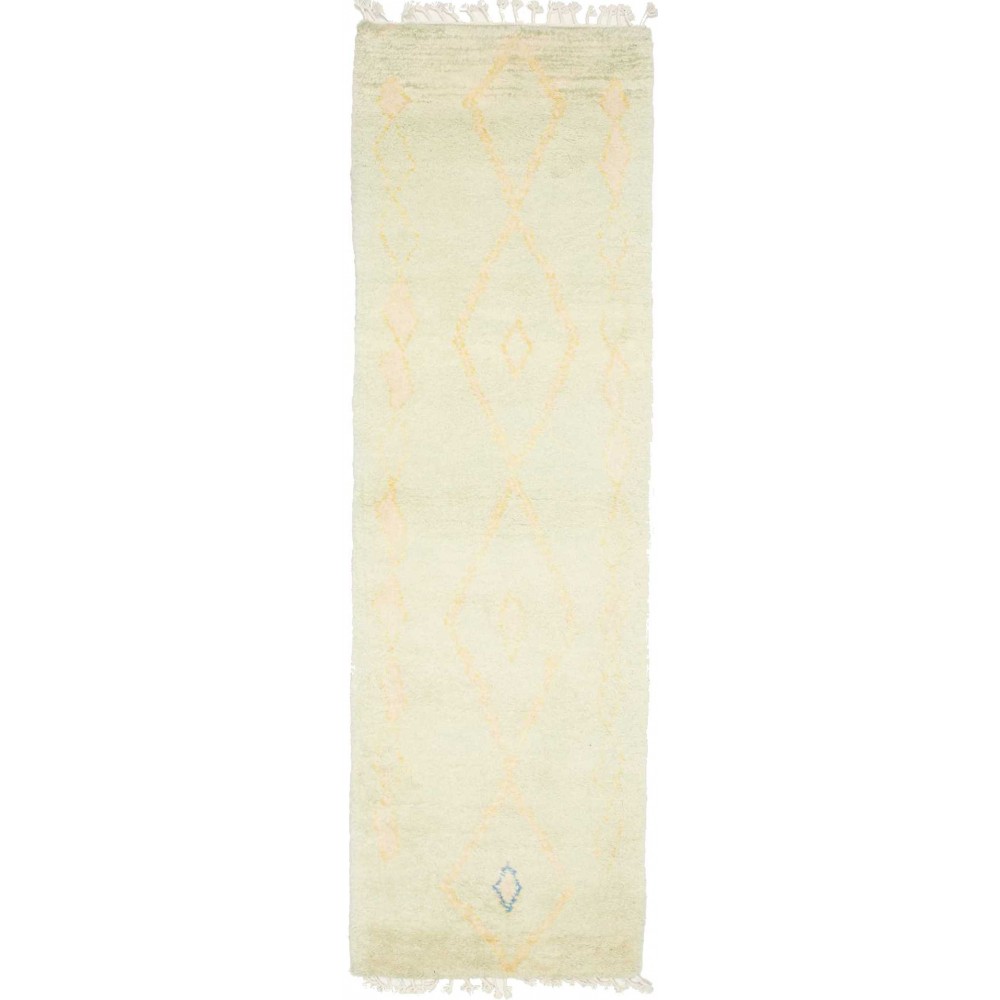 Tappeto Gabbeh Marrakech Pakistan bianco 79x254 Tappeto Gabbeh Marrakech Pakistan bianco 79x254