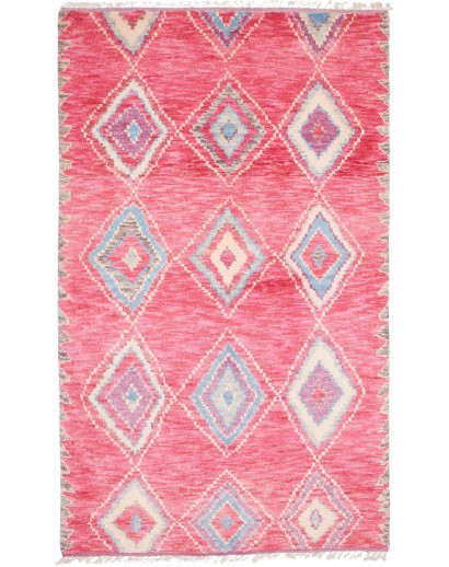 Tappeto Gabbeh Marrakech Pakistan arancione viola 150x246