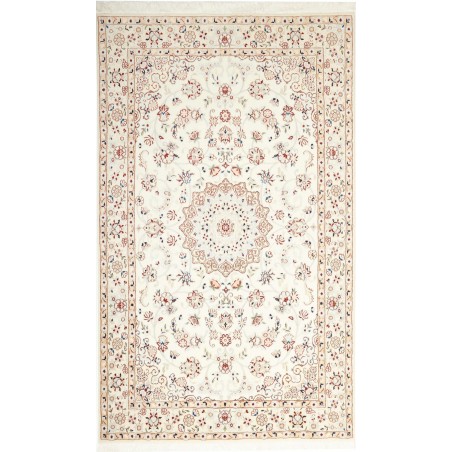 Tappeto Nain 9La Persia bianco beige 127x214