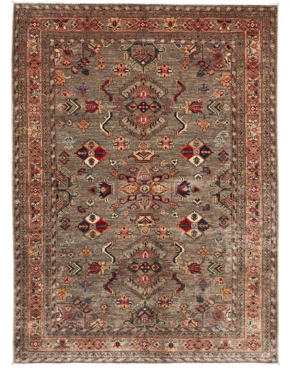 Tappeto Kazak Fine Pakistan azzurro giallo 175x237