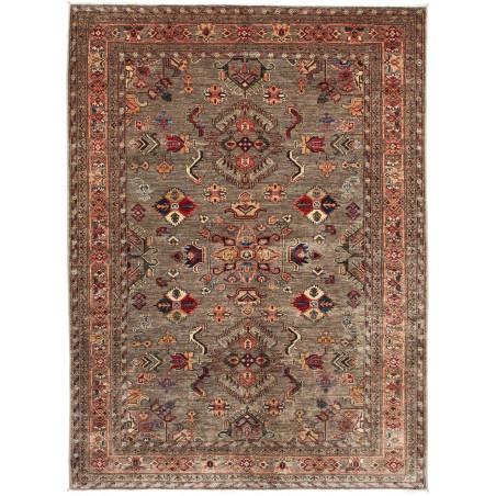 Tappeto Kazak Fine Pakistan azzurro giallo 175x237