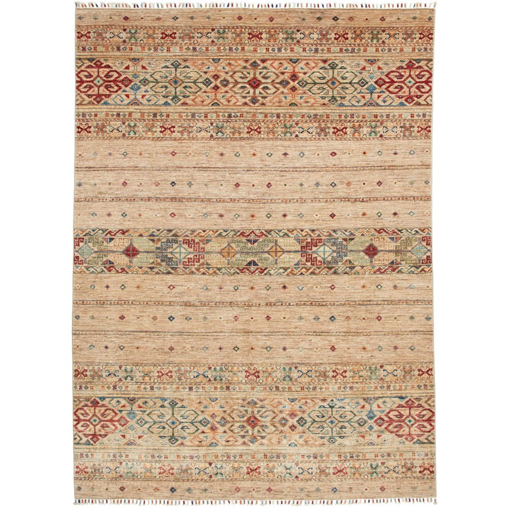 Tappeto Rubin Pakistan marrone azzurro 173x246 Tappeto Rubin Pakistan marrone azzurro 173x246