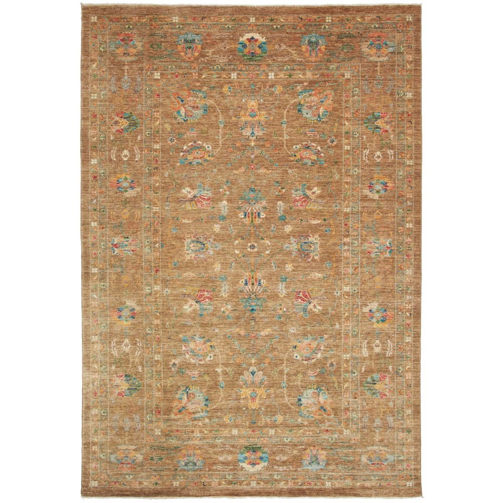 Tappeto Zigler Fine Pakistan marrone bianco 202x296 Tappeto Zigler Fine Pakistan marrone bianco 202x296