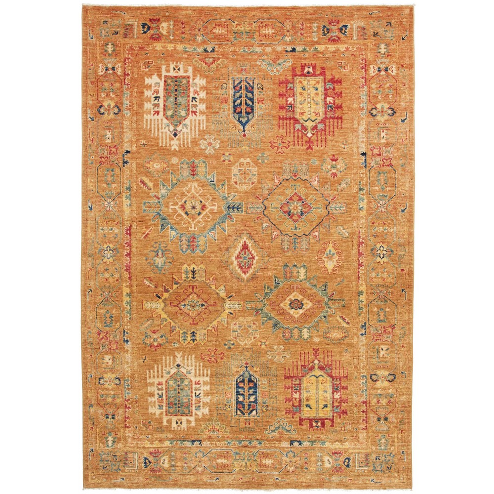 Tappeto Tribal Pakistan arancione 169x241 Tappeto Tribal Pakistan arancione 169x241