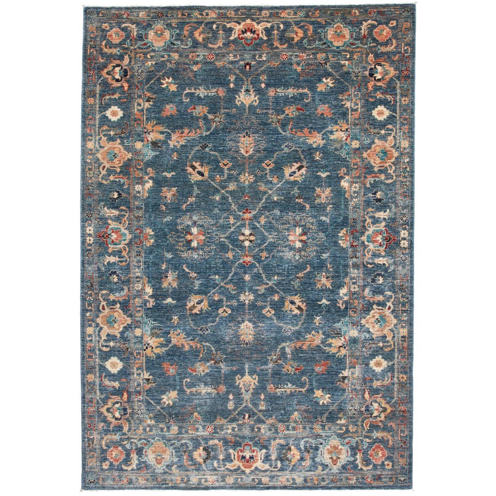 Tappeto Rubin Pakistan azzurro marrone 165x240 Tappeto Rubin Pakistan azzurro marrone 165x240
