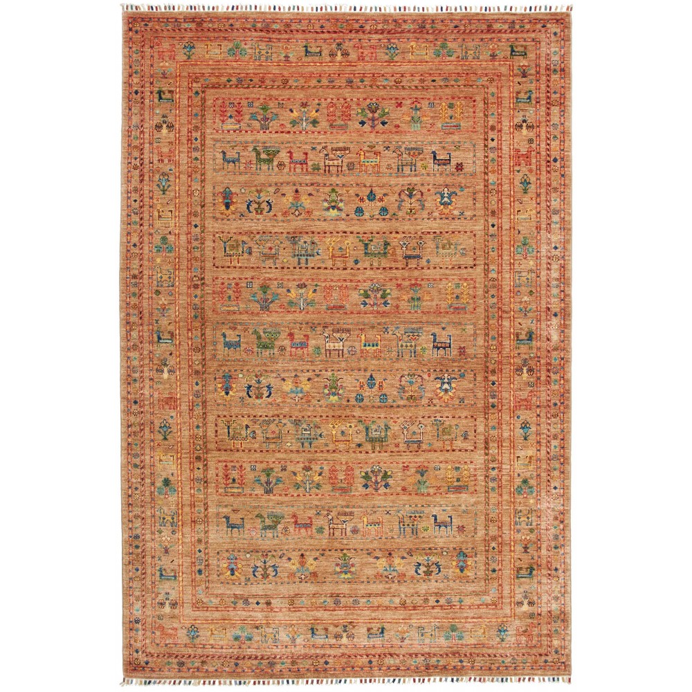 Tappeto Rubin Pakistan arancione 163x243 Tappeto Rubin Pakistan arancione 163x243