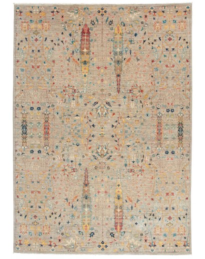 Tappeto Shahi Fine Pakistan marrone grigio 170x241