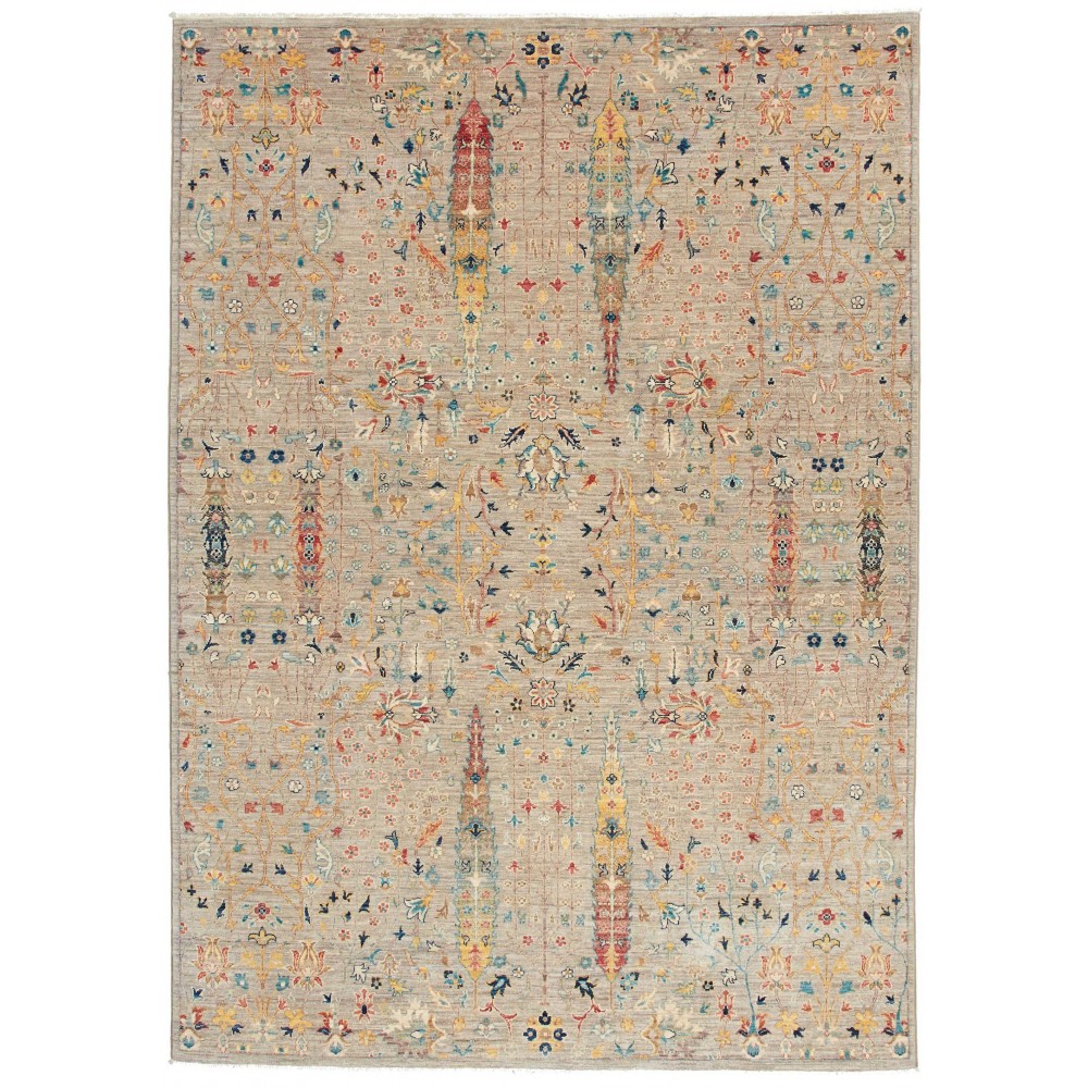 Tappeto Shahi Fine Pakistan marrone grigio 170x241 Tappeto Shahi Fine Pakistan marrone grigio 170x241