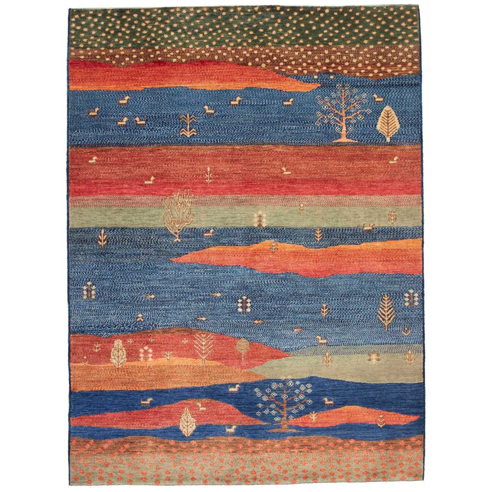 Tappeto Royal Gabbeh Pakistan rosso bianco 170x230 Tappeto Royal Gabbeh Pakistan rosso bianco 170x230