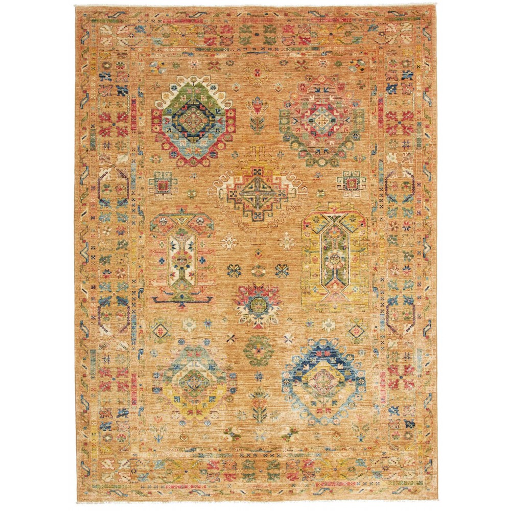 Tappeto Tribal Pakistan marrone grigio 170x235 Tappeto Tribal Pakistan marrone grigio 170x235