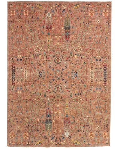 Tappeto Shahi Fine Pakistan marrone rosso 167x237
