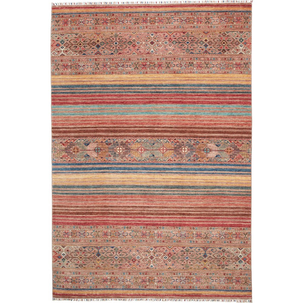 Tappeto Rubin Pakistan marrone 201x299 Tappeto Rubin Pakistan marrone 201x299