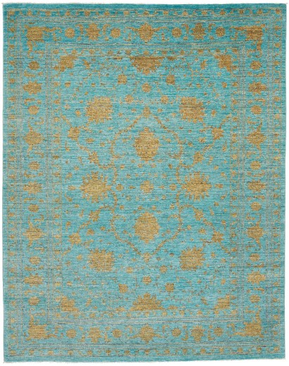 Tappeto Zigler Fine Pakistan verde marrone 202x259