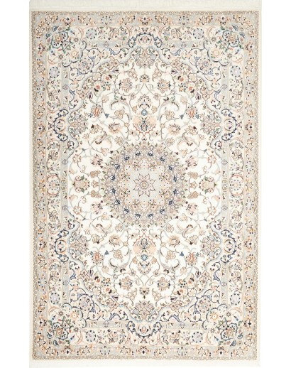 Tappeto Nain 9La Persia bianco marrone 160x247