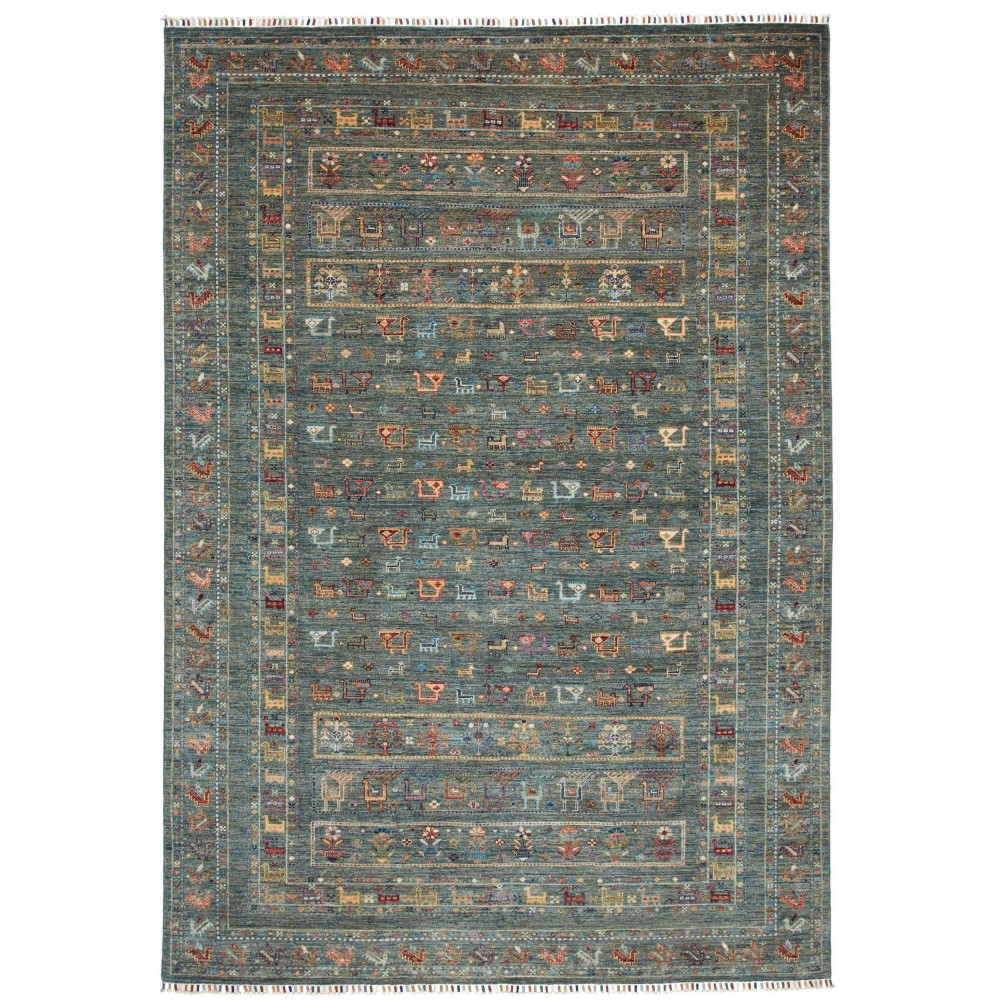 Tappeto Rubin Pakistan azzurro 197x285 Tappeto Rubin Pakistan azzurro 197x285