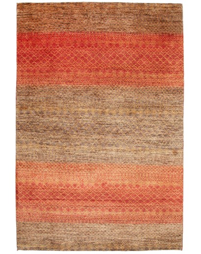 Tappeto Royal Gabbeh Pakistan arancione marrone 197x295