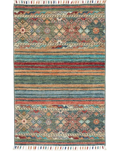Tappeto Rubin Pakistan bianco arancione 64x98
