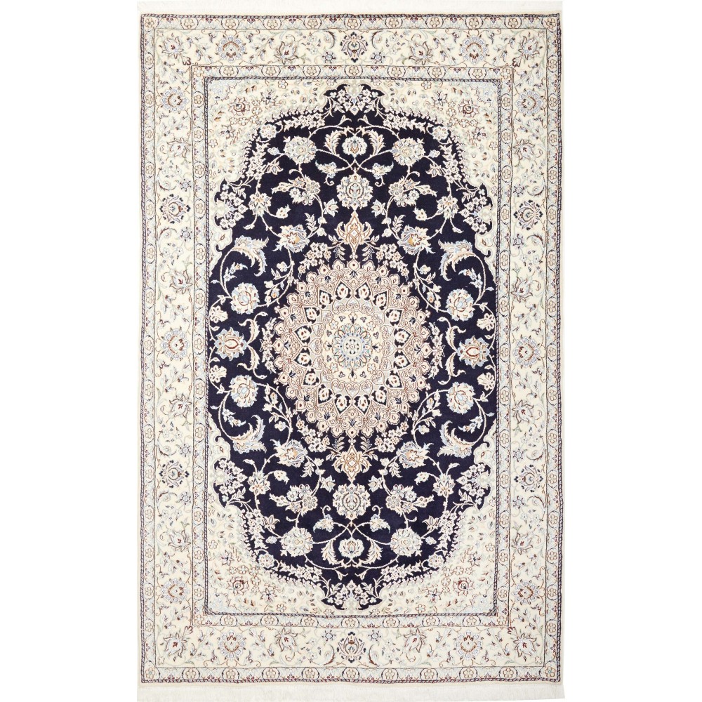 Tappeto Nain 9La Persia grigio 153x248 Tappeto Nain 9La Persia grigio 153x248
