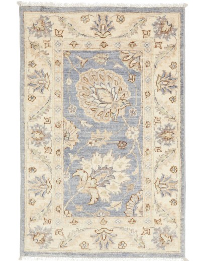 Tappeto Zigler Fine Pakistan bianco azzurro 64x91