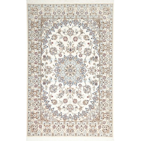 Tappeto Nain 9La Persia bianco verde 132x202
