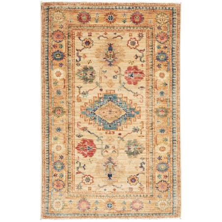 Tappeto Kazak Fine Pakistan marrone grigio 79x125